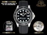 Rolex Yacht-Master 3235 Movement 42mm 1:1 Black Face Oysterflex Band Watch